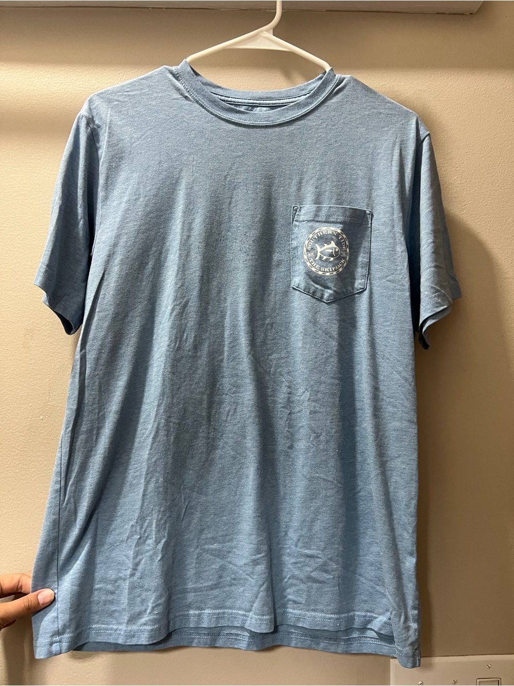 Southern Tide Light Blue Short-Sleeve Pocket Tee